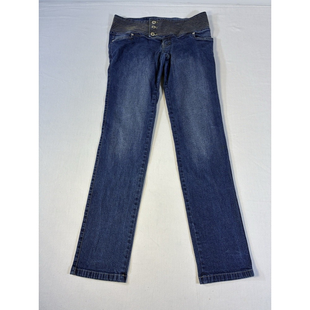 Beverly Jeans Co Skinny‎ Denim Blue Jeans Womens Size 7 L Stretch